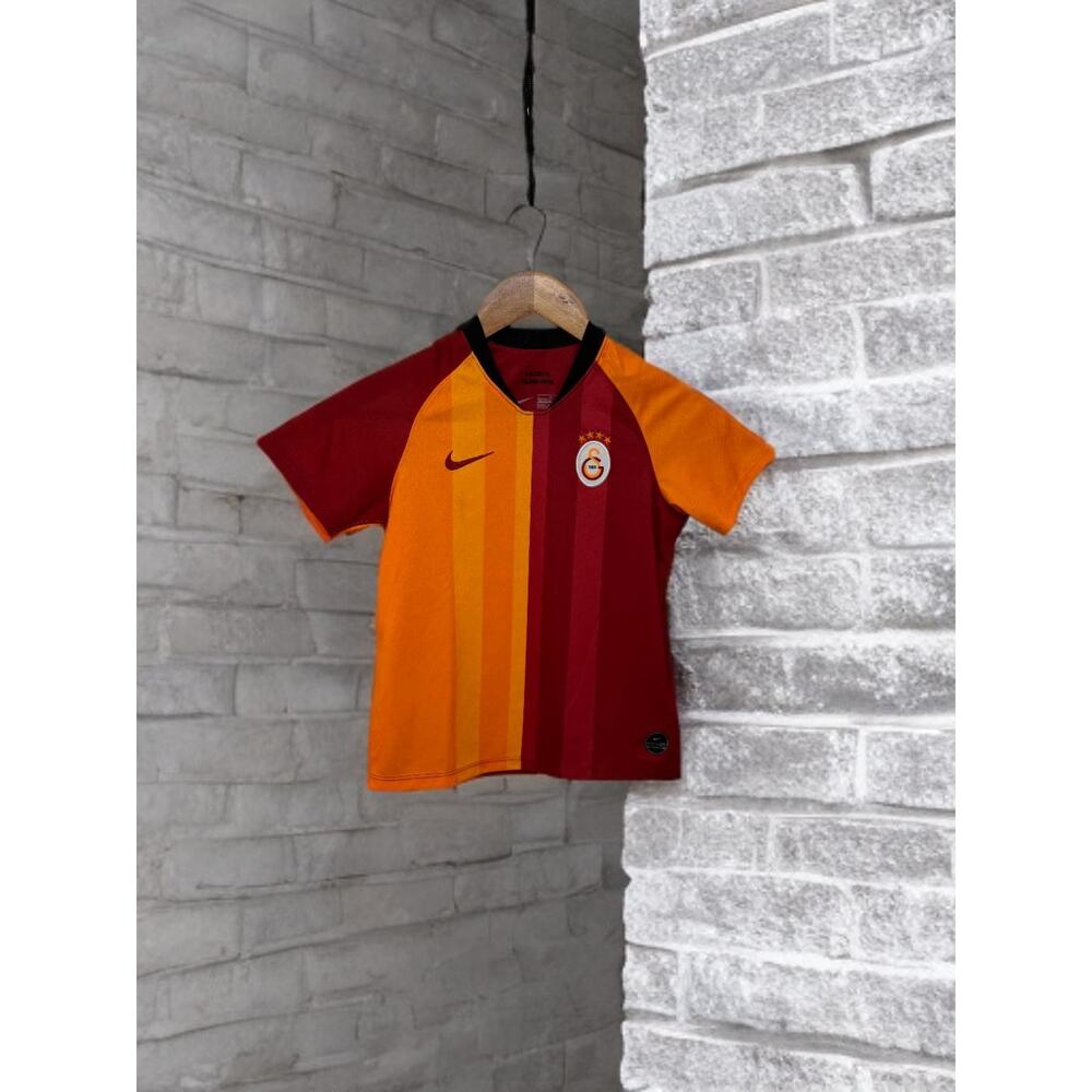 Nike Kids Long Sleeve Tee in Red and Orange - Galatasaray Inspired